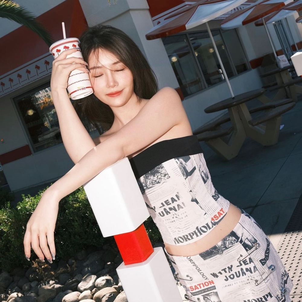 with jean newspaper top